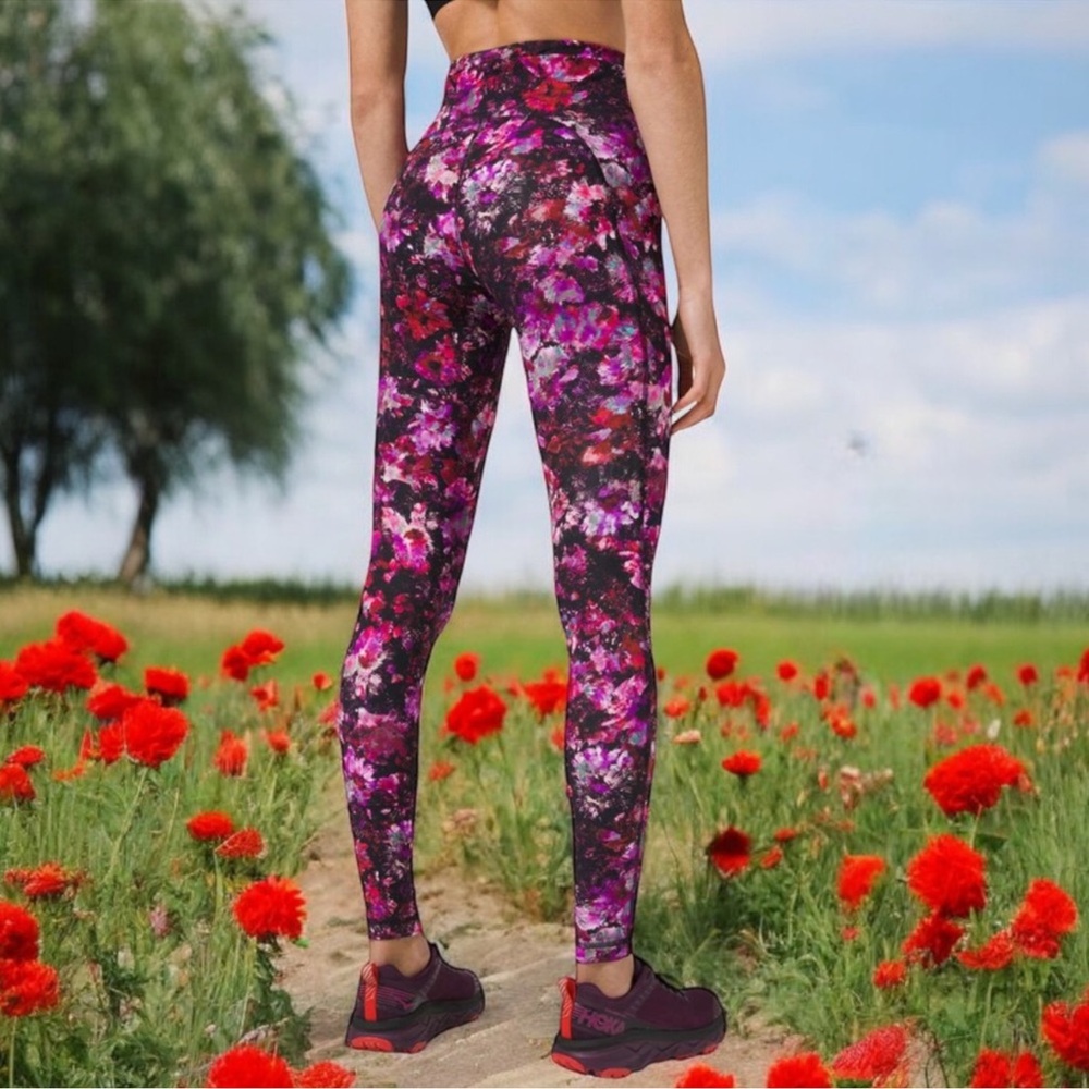 NWOT Lululemon Swift Speed High-Rise Tight 28" in Fluoro Floral Multi Sz 10
